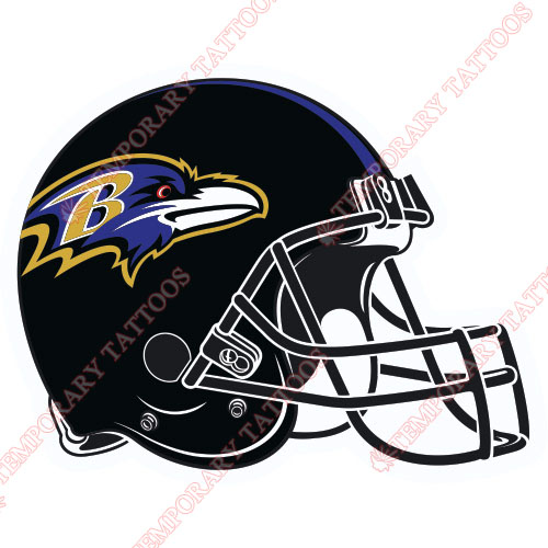 Baltimore Ravens Customize Temporary Tattoos Stickers NO.426